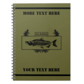 征服されたアラスカ戦闘漁師バッジ ノートブック (正面)