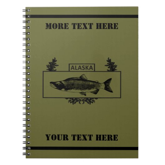 征服されたアラスカ戦闘漁師バッジ ノートブック (正面)