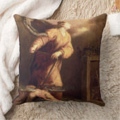 征服された悪魔(パネル)の側のSt Margaret クッション (ブランケット)