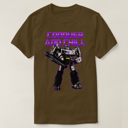 征服して落ち着く Tシャツ (デザイン正面)