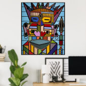 「征服し、征服する」ルチェル・アレクサンダー ポスター (ホームオフィス)