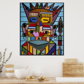 「征服し、征服する」ルチェル・アレクサンダー ポスター (キッチン)