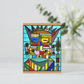 「征服し、征服する」ルチェル・アレクサンダー ポストカード (スタンド正面)