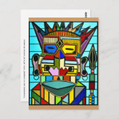 「征服し、征服する」ルチェル・アレクサンダー ポストカード (正面/裏面)