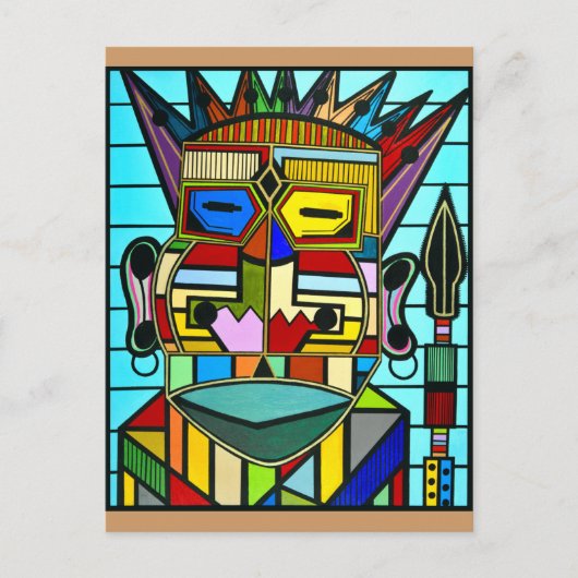 「征服し、征服する」ルチェル・アレクサンダー ポストカード (正面)