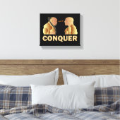 征服する キャンバスプリント (インサイチュ (寝室))