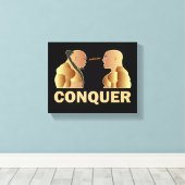 征服する キャンバスプリント (インサイチュ (ウッドフロア))