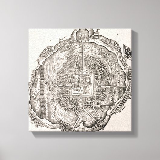 征服の前のメキシコ キャンバスプリント (正面)