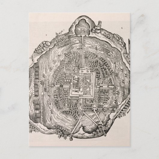 征服の前のメキシコ ポストカード (正面)