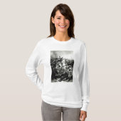 征服の英雄としてナポレオンの描写 Tシャツ (正面フル)