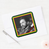 征服ライオンスクエアステッカー スクエアシール (封筒)