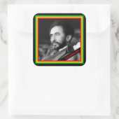 征服ライオンスクエアステッカー スクエアシール (バッグ)