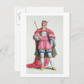 征服王ウィリアム（1027年～87年）、『レコイユ・デ』より ポストカード (正面/裏面)