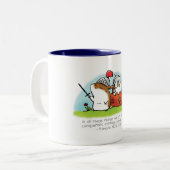 征服者のマグより多く ツートーンマグカップ (正面左)