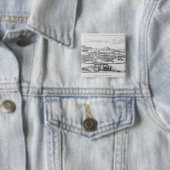 征服者の下のメキシコシティ 缶バッジ (インサイチュ)