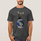 征服者またはバイキング猫のTシャツをビープして下さい Tシャツ (正面)