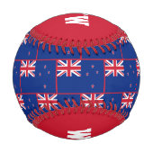 征服者よりも愛国的なカスタムニュージーランド 野球ボール (裏面)