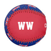 征服者よりも愛国的なカスタムニュージーランド 野球ボール (正面左)