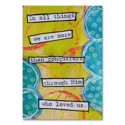 征服者より多く テーブルナンバー (正面)