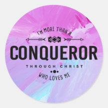 「征服者より」ステッカー