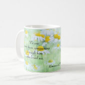 征服者より – ローマ8:37 コーヒーマグカップ (正面左)