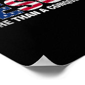 征服者アメリカ国旗のデザイン以上のイエス ポスター (角)