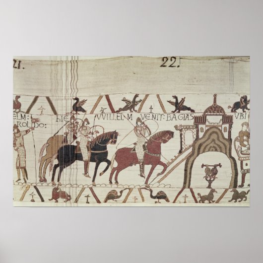 征服者ウィリアムはベイユーに到着 ポスター (正面)