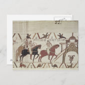 征服者ウィリアムはベイユーに到着 ポストカード (正面/裏面)