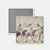 征服者ウィリアムはベイユーに到着 マグネット (正面/裏面)