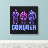 征服 キャンバスプリント (インサイチュ (ウッドフロア))