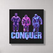 征服 キャンバスプリント (正面)