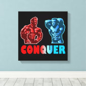 征服 キャンバスプリント (インサイチュ (ウッドフロア))