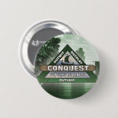 征服: フェロー諸島のロゴボタン 缶バッジ (正面&裏面)