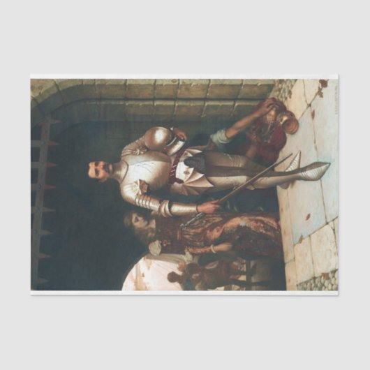 征服（中世の勝利の騎士） 薄葉紙 (正面)