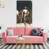 征服（勝利の中世の騎士） キャンバスプリント (インサイチュ (リビング))