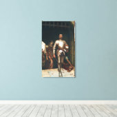 征服（勝利の中世の騎士） キャンバスプリント (インサイチュ (ウッドフロア))