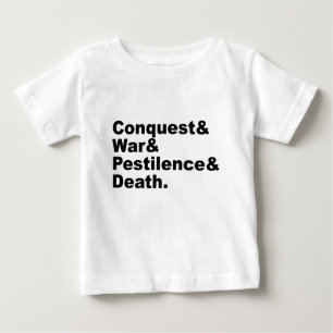 征服 戦争 悪疫 死 ベビーTシャツ