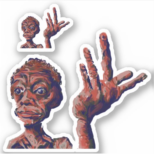 待たねばならぬ シール (正面)