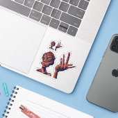 待たねばならぬ シール (ノートパソコンとiPhone)