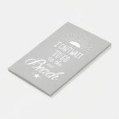 待ちきれないビーチ ポストイット (アングル)