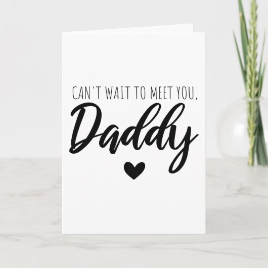 待ちきれない カード (正面)