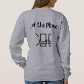 「待ちきれない」女子基本スウェットシャツ スウェットシャツ (裏面)