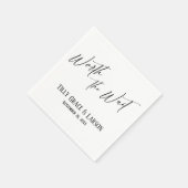待ちエレガントシンプルつ価値のある手書き入力 スタンダードカクテルナプキン (角)