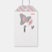 待ちクリスマスベアーギフトラベル ギフトタグ (裏面)