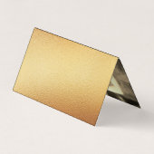 待ちモダンカードの価値があるゴールドフォイルのスクリプトフォト 名刺 (裏面)