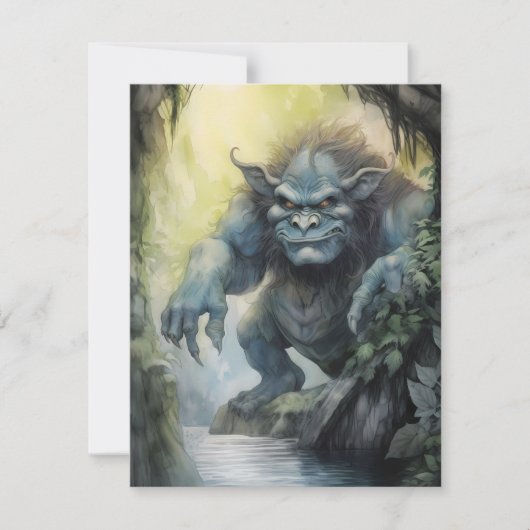 待ち伏せのファンタジートロール シーズンカード (正面)