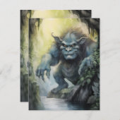 待ち伏せのファンタジートロール シーズンカード (正面/裏面)