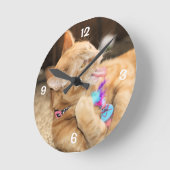 待ち伏せ ラウンド壁時計 (傾斜)