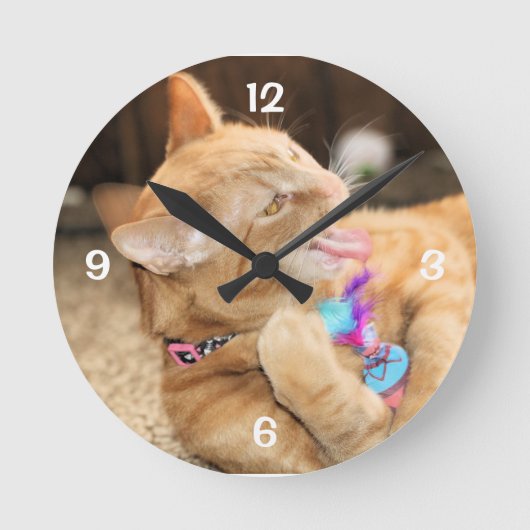 待ち伏せ ラウンド壁時計 (正面)