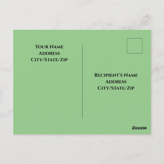 待ち切れない空腹の犬のかわいい食べ写真 ポストカード (裏面)